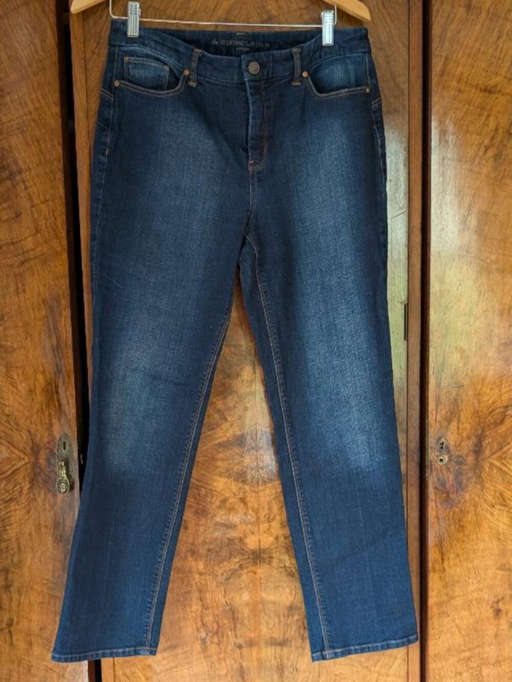 Chico's Classic Dark Blue Women's Jeans Size 8 Medium